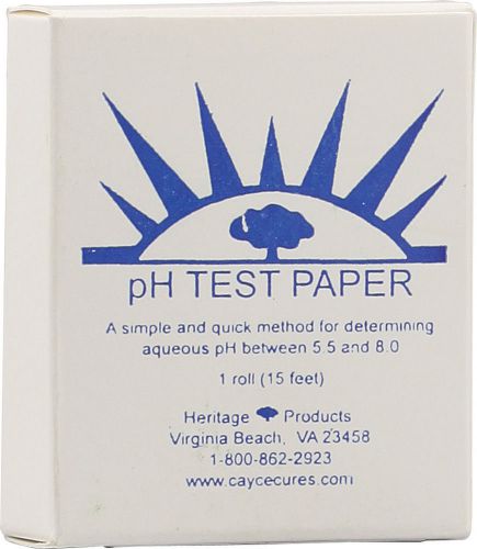 pH Testing Paper, Heritage Store, 1 Roll