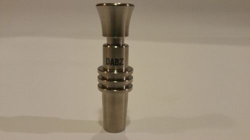 Pure grade 2 titanium domeless dab nail 18mm male socket gr2