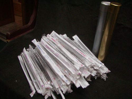 2 heavy duty aluminum pipet canister w/pipetes pipete for sale