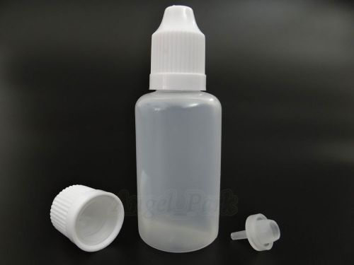 50pcs 30ml plastic dropper squeezable bottles e liquid child proof safe ldpe for sale