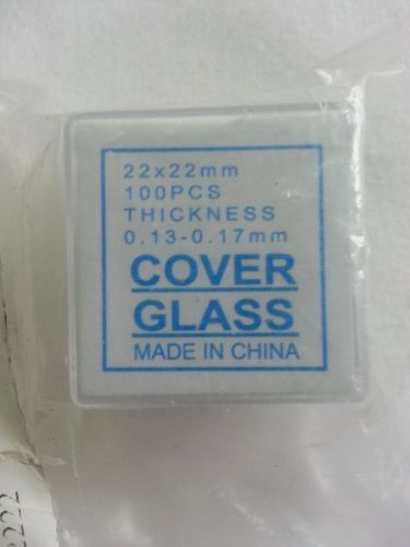 CapitolBrand M3453-2222 Glass Microscope Slide Cover Slips, 22x22mm (Pack of 2)