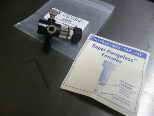 Upchurch scientific fisher s-1898 4-way valve, new, similar to v-101l 05-704-24 for sale