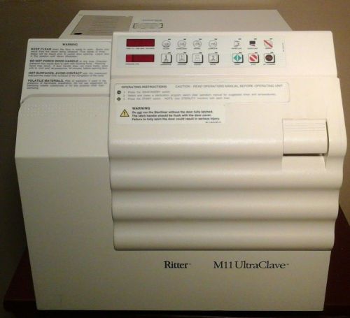 Midmark Ritter M11 Ultraclave Sterilizer Autoclave_Tested_Working_*Warranty*
