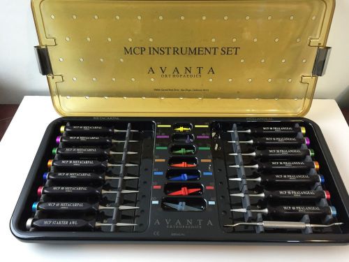 Avanta mcp instrument set with tray re-usable hand &amp; finger orthopedic dr.tools for sale