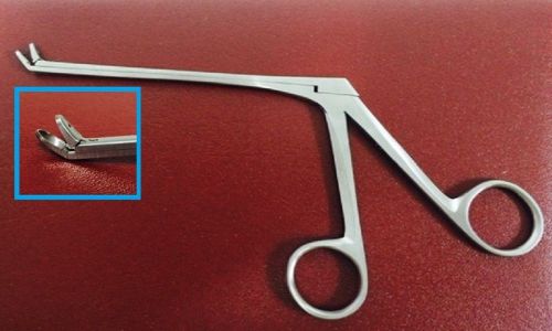 New reusable arthroscopy punch forceps, 3.5 x 135mm, 45° up tip premium satin for sale