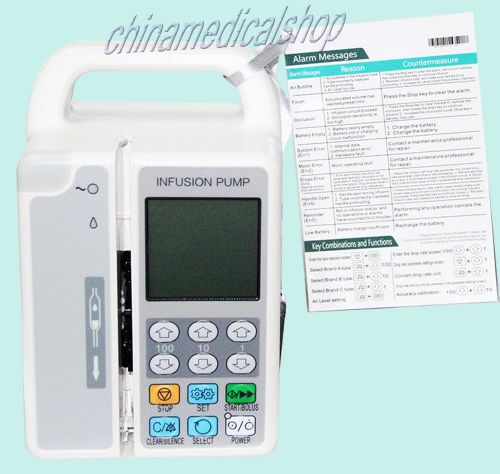 2014 SP800 Infusion Pump,Flow rate,Volume limit,Keep-Vein-Open Rate,Audio-Alarm