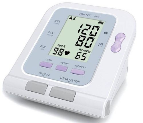 Contec blood pressure monitor/electronic sphygmomanometer+one cuff     fda &amp; ce for sale