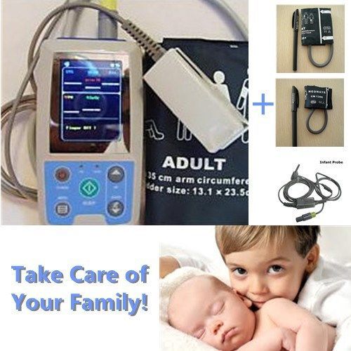 Contec pm50 adult infant neonate ambulatory blood pressure,oximeter-nibp spo2 pr for sale