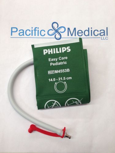New PHILIPS Reusable NIBP Blood Pressure Cuff PEDIATRIC M4553B 14 - 21.5 cm