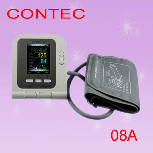 Contec Oximeter Digital Blood Pressure  HR, SPo2,NIBP CMS08a +  Free Spo2 probe