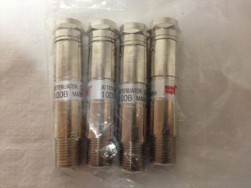 LOT of 4 NEW Passive Coaxial Attenuator 10dB for GE ApexPro 17101-110 52-210DC