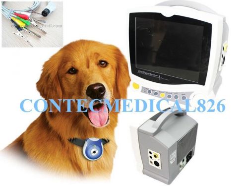 NEW ICU CCU Veterinary/Animal/Pet Patient Monitor,6-Parameters,CMS6800-VET