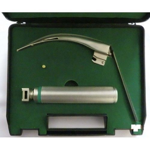 McCoy MACINTOSH LED Fiber Optic Laryngoscope SET- Blade # 4 With 1 Medium Handle