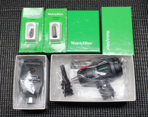 (2) NEW Welch Allyn IAG Otoscope &amp; 3.5V Ophthalmoscope Heads REF 23810 &amp; 11710