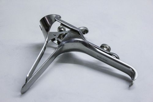 VTG Vintage Miltex Pederson Model 30-62 Stainless Steel Vaginal Medical Speculum