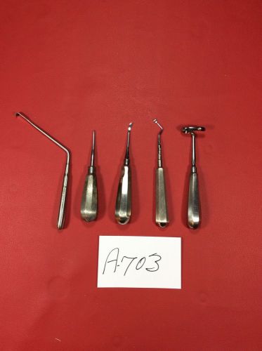 V.Mueller Vm842112 Miller 73 Sklar 889 Premier 10R Lot Of 5 Retractors.     A703