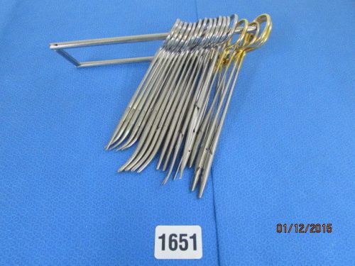 V Mueller LOT Surgical Instruments Forceps Scissors Needle Holders Weck VET 1651