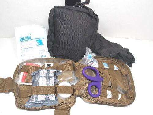 Tactical medic kit first aid military police leo drop leg molle ifak pouch new for sale