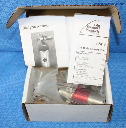 Lsp rhino cga-870 oxygen regulator 25lpm (2) diss + barb l370-220-a-stl new for sale