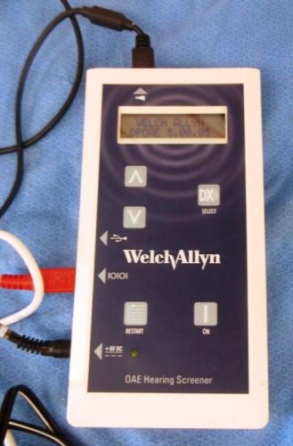 Welch allyn 29400 oae hearing screener, dpoae 5.00.05 for sale