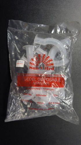 SunMed 1-1501-80 Guedel Airway Size Small Adult 80mm ~ Qty 10