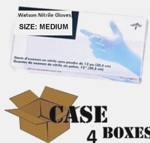 BNIB 4 BOXES  Gloves Medical  laboratory Disposable Gloves  Size Medium