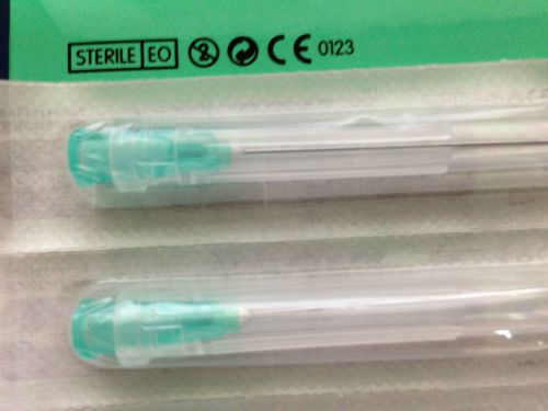 100x 21G (0.8mm) Green 1.5 Inch (40mm) Hypodermic Needles Not With Syringe