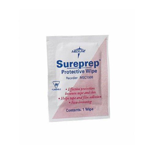 Medline SurePrep Skin Protectant Wipe (Box of 50)