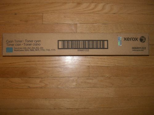 Genuine NEW Xerox 006R01222 Cyan OEM Toner Cartridge