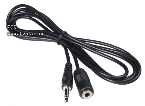 3.5 mm Female Stereo to 3.5 mm Male Mono Extender Cable