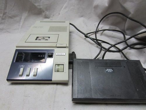Sony BM-715 Micro Transcriber Dictaphone w/ Foot Control Unit FS-75