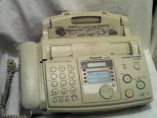 Panasonic KX-FHD331 Compact Plain Paper Fax Copier Telephone  has a toner in it