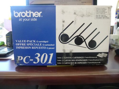 BROTHER PC-301 ~ VALUE-PACK (2 CARTRIDGES) [ NEW ] 042306