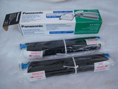 PANASONIC KX FA55 FAX FILM ROLL 2 PACK SEALED NEW OLD STOCK
