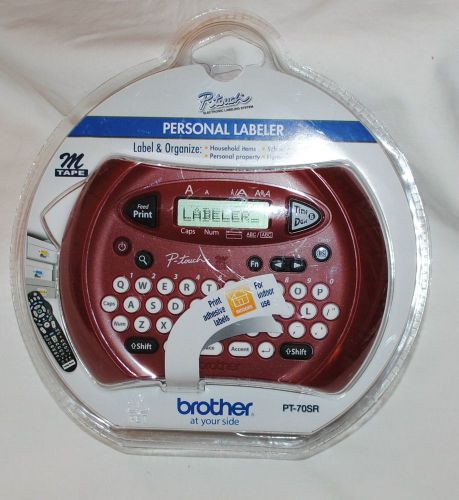 Brother P-Touch PT-70SR Label Thermal Printer - with M tape New in package