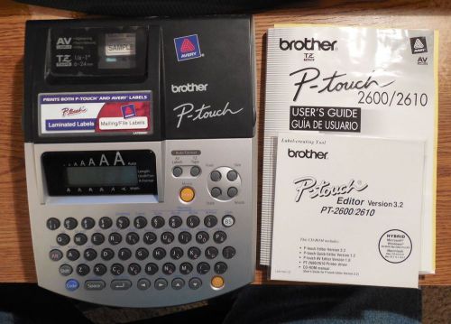 Brother P-Touch PT-2600/2610 Labeling System-top of The Line