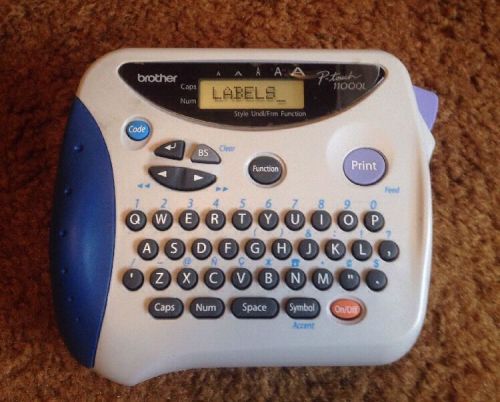 Brother P-Touch 1100QL Label Maker Hand-held Printer Untested Item Used