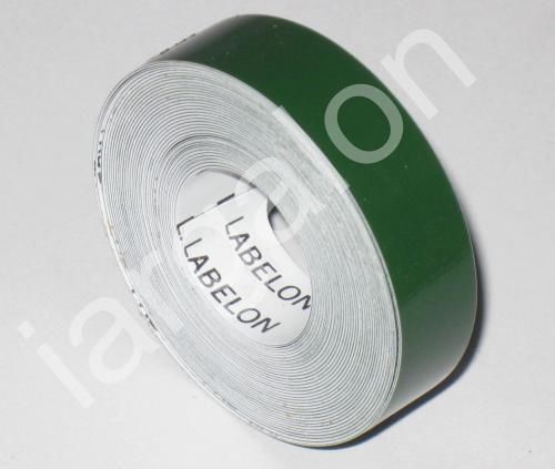 LABELON Embossing Tape Glossy Green 1/2&#034; x 12 Ft NEW Label Labeling
