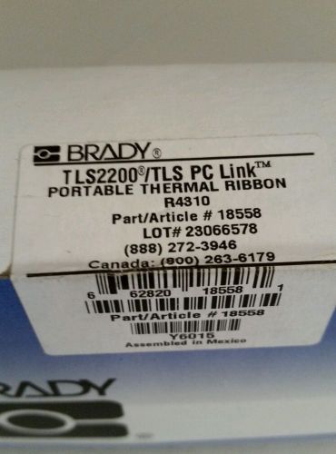 Brady TLS2200/TLS PC Link R4310 Portable thermal ribbon