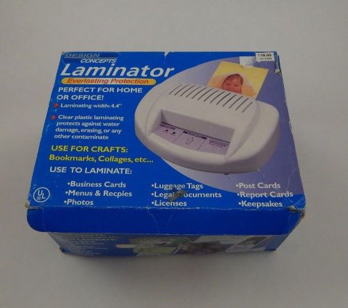 Design Concepts Electric Laminator DC4H Everlasting Protection