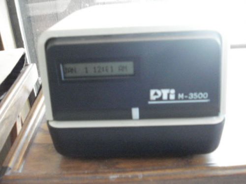 Pyramid Digital time clock  PTI M-3500 Digital Automatic payroll works great