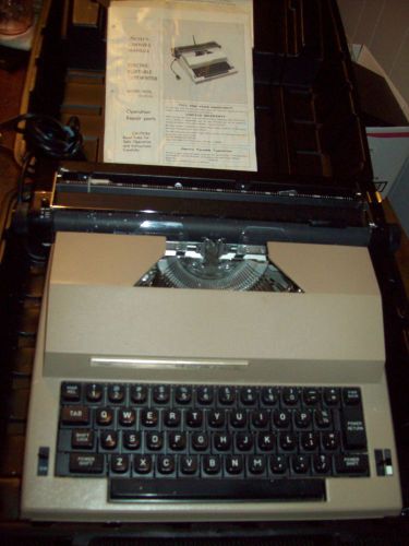 Sears Electric Portable Correction Typewriter THE ELECTRIC 2 with Manual