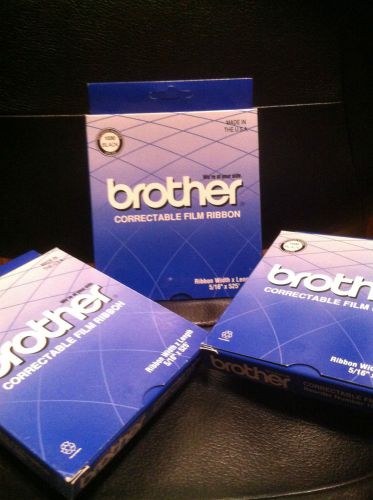 Brother Correctable Film Ribbon 1030 - Three packs Black