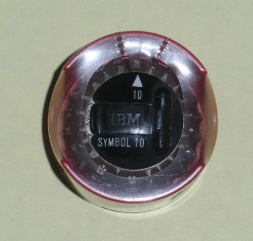 Ibm element selectric i &amp; ii typing ball symbol 10 solid triangle new old stock for sale