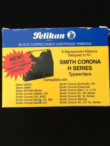 5pk pelikan correctable cartridge ribbon for smith corona h series typewriters for sale