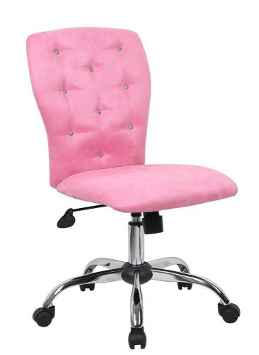 Pink desk chair girls jewels cool bedroom dorm computer adjustable gifts for her for sale