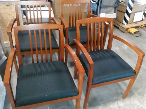 Lot of 4 Guest Chairs, Side, Office, Conference Reception Room Chair
