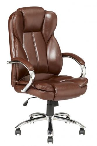 High Back PU Leather Executive Office Desk Task Computer Chair w/Metal Base O18R