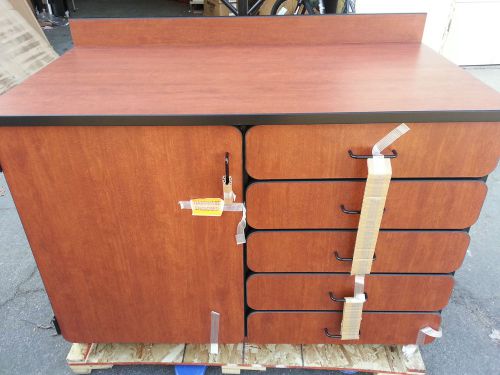 Fleetwood Furniture Illusions Mobile Case Base Shelf Drawer Cabinet 48x36x26