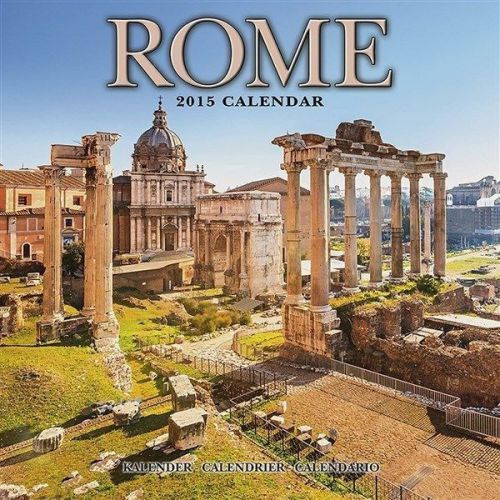 NEW 2015 Rome Wall Calendar by Avonside- Free Priority Shipping!